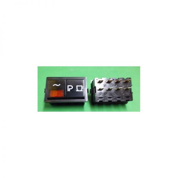 *GAGGIA* INTERRUTTORE COMMUTATORE 2 TASTI 61X39 - 8 FASTON X COFFEE - ESPRESSO