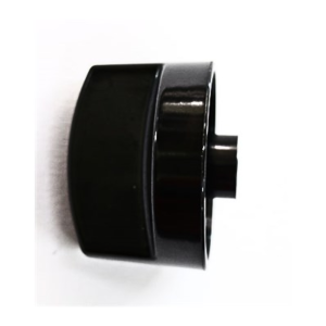 Manopola cucina piano cottura Lofra foro mm.6 nera diametro esterno mm. 45 - immagine 3