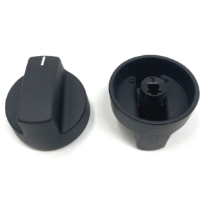 Manopola cucina a gas Lofra nera opaca gas per modello curva soft touch ricambio originale 03140368 - immagine 1