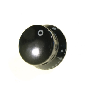 Manopola nera cucina piano cottura Candy Iberna Gasfire Zerowatt - immagine 1
