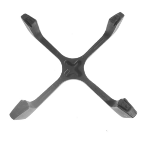 WHIRLPOOL GRIGLIA CUCINA FORNELLI GHISA A CROCE 480121104225 - PER MODELLI AKT - immagine 2