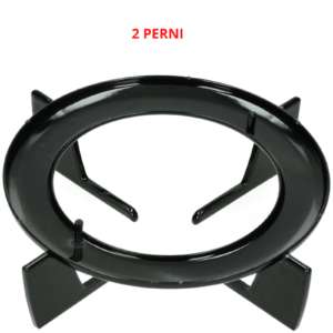 Griglia cucina 1 fuoco tonda nera Hotpoint Ariston diametro cm.16.5 codice ricambio C00098930 - immagine 2