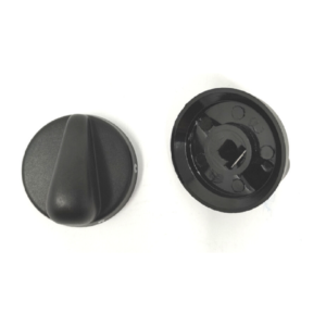 Manopola nera cucina gas piano cottura Nardi foro mm.6 diametro mm.38 - immagine 1