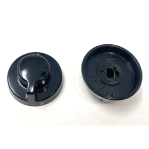 Manopola foro 6 mm ricambio cucina gas Nardi colore nero - immagine 1