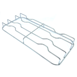 Griglia cucina gas Nardi 2 fuochi in acciaio cromato 45,5 x 20,8 cm - immagine 1