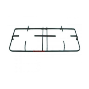 ARISTON GRIGLIA CUCINA 2 FUOCHI SMALTATA NERA 45,8 X 23,4 CM - immagine 1