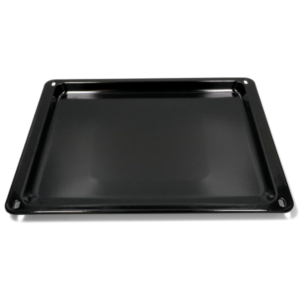 LECCARDA TEGLIA SMALTATA NERA CUCINA FORNO AEG REX ELECTROLUX ZANUSSI ZOPPAS 425x370x20 MM ORIGINALE 3531939233 - immagine 1