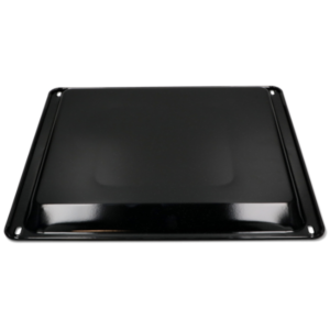 LECCARDA TEGLIA SMALTATA NERA CUCINA FORNO AEG REX ELECTROLUX ZANUSSI ZOPPAS 425x370x20 MM ORIGINALE 3531939233 - immagine 2