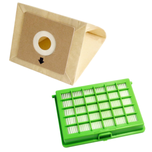 8 sacchetti + filtro hepa aspirapolvere Rowenta per COMPACTEO CITY SPACE ERGO - immagine 1
