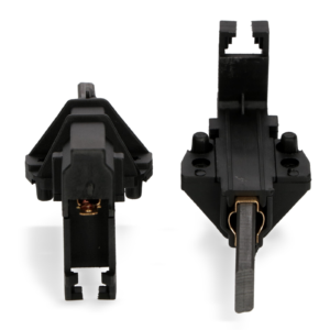 Coppia spazzole carboncini motore lavatrice Hotpoint Ariston Indesit codice ricambio C00194594 - immagine 3