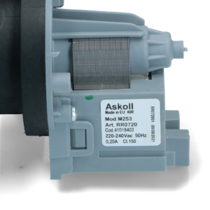 Pompa scarico lavatrice Candy Hoover Zerowatt M253 ricambio Originale 41018403 - immagine 4