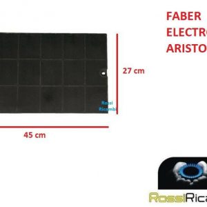 FILTRO CAPPA FABER ARISTON ELECTROLUX CON CARBONI ATTIVI 6093046 PER ISOLA PRISMA EGYZIA