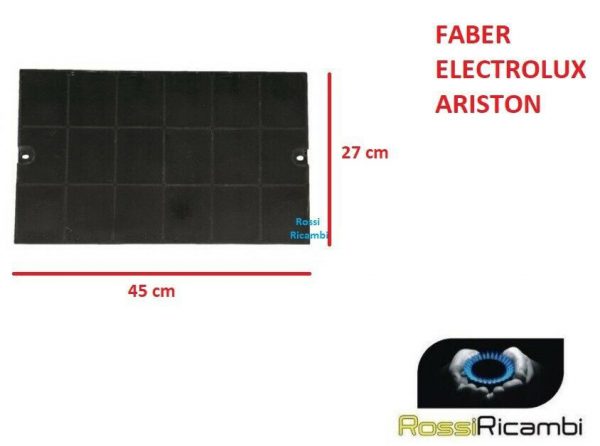 FILTRO CAPPA FABER ARISTON ELECTROLUX CON CARBONI ATTIVI 6093046 PER ISOLA PRISMA EGYZIA FILTRO CAPPA FABER ARISTON ELECTROLUX CON CARBONI ATTIVI 6093046 PER ISOLA PRISMA EGYZIA