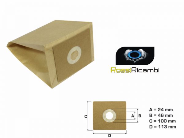 DELONGHI 8 SACCHETTI ASPIRAPOLVERE MODELLO XTJ 140B
