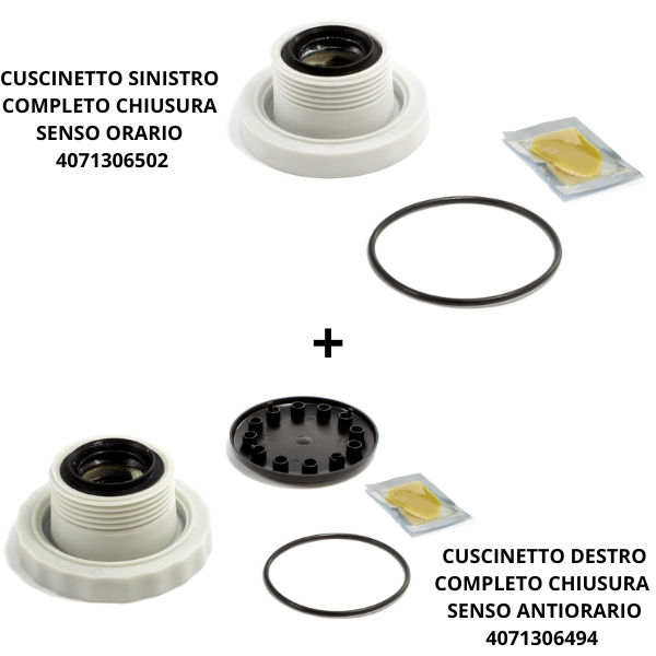 CUSCINETTO SINISTRO COMPLETO CHIUSURA SENSO ORARIO 4071306502