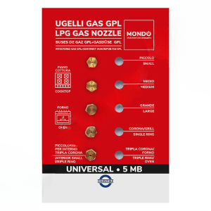 Ugelli fornelli iniettori cucina 4 Fuochi gas Gpl filetto 5 MB - immagine 1