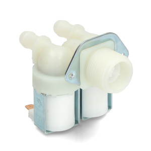 Elettrovalvola universale per lavatrice 2 vie 180° diametro uscita 12mm - immagine 1