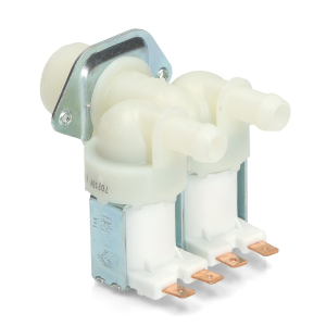 Elettrovalvola universale per lavatrice 2 vie 180° diametro uscita 12mm - immagine 3