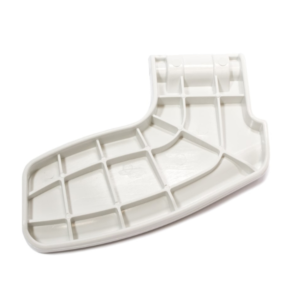 Maniglia bianca per lavatrice Candy Hoover codice ricambio 41013809 - immagine 3