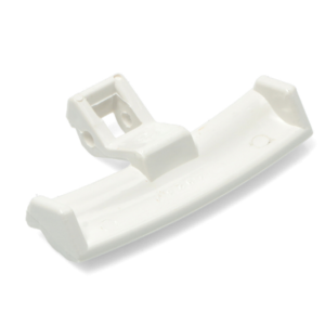 Maniglia completa bianca per lavatrice Candy Iberna Rosieres Zerowatt codice ricambio 90458506 - immagine 3