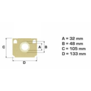 8 sacchetti aspirapolvere AEG vampyr -1500-1600-1610-1700e-1803-1804 - immagine 2
