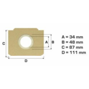 8 sacchetti aspirapolvere AEG vampyrino space-car&clean-ec-140 electronic - immagine 2