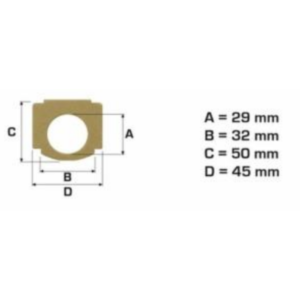 8 sacchetti aspirapolvere scopa elettrica 100 Gradi Fiseldem 603-605-606 - immagine 2