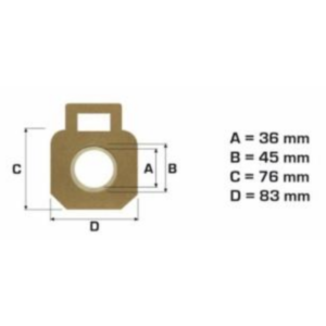 8 sacchetti aspirapolvere Alaska modello bs 1150 - immagine 2