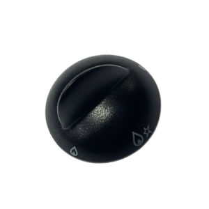 Manopola nera piano cottura Rex Electrolux Aeg diametro esterno 40 mm - immagine 1