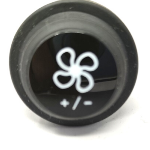 Pulsante nero con soffietto serigrafato Polti Lecoaspira fav70 fav80 SLS01793 - immagine 1