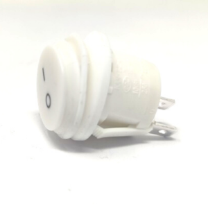 Interruttore tondo bianco per vaporetto 3 clean Polti originale M0006939 - immagine 1