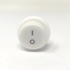Interruttore tondo bianco per vaporetto 3 clean Polti originale M0006939 - immagine 2
