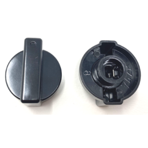 MANOPOLA NERA PIANO COTTURA CANDY HOOVER ZEROWATT IBERNA - immagine 1
