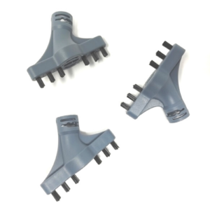Polti kit 3 spazzolini pulizia fughe ricambio originale M0006640 per vaporetto sv450 vaporetto sv460 - immagine 1