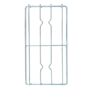 Griglia 2 fuochi in acciaio per cucina piano cottura Samet cm.43,3 x 23 - immagine 1