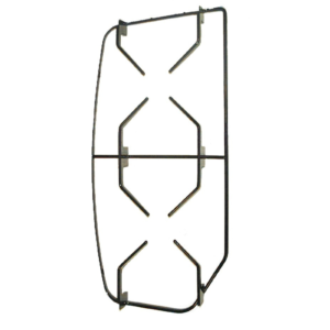 GRIGLIA CUCINA NARDI 2 FUOCHI SINISTRA SMALTATA NERA CM.44 X 21,8/14,5 - immagine 1