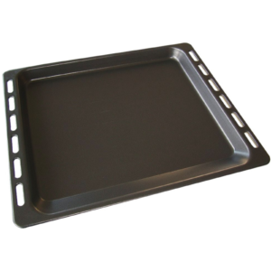 TEGLIA FORNO SMALTATA NERA LECCARDA WHIRLPOOL BAUKNECHT HOTPOINT ARISTON INDESIT IKEA 445x375x20mm 481010683241 - immagine 1