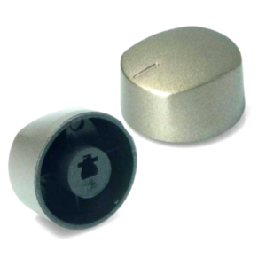 Manopola piano cottura grigia Candy Hoover Rosieres ricambio originale 42812695 42822884 - immagine 1
