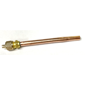VALVOLA COMPRESSORE CON TUBO TRONCHETTO FRIGO CONGELATORE 110 mm DIAM. 6 mm - - immagine 1