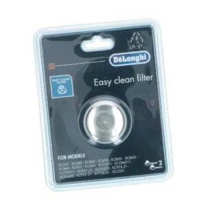 Filtro caffè De'Longhi crema 2 tazze 2 dosi EC820 ricambio originale 7313285839 - immagine 3
