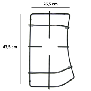 ARISTON INDESIT GRIGLIA CUCINA 1 FUOCO SINISTRA CM.43,5 X 26,5 C00097495 - PH760 - immagine 1