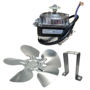 Motore ventola completa di ventola e staffa per frigorifero bancone celle frigo 16 W 220 V universale - immagine 1