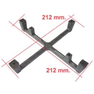GRIGLIA IN GHISA PER PIANO COTTURA SMEG MONTA SU MODELLI IN DESCRIZIONE ORIGINALE 694092315 - immagine 2