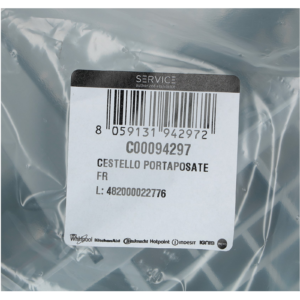 ARISTON INDESIT WHIRLPOOL CESTELLO PORTA POSATE LAVASTOVIGLIE C00094297 ORIGINALE - immagine 3