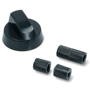 MANOPOLA UNIVERSALE CUCINA NERA PIANO COTTURA PASSO 6 - 7 - 8 mm - immagine 1