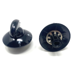DELONGHI ELBA MANOPOLA NERA CUCINA GAS PIANO COTTURA ATTACCO mm.8 ø esterno 50 - immagine 1