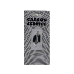 Coppia carboncini spazzole per motori 5 X 6 X 18 mm con molle - immagine 1