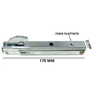 Coppia cerniere porta forno Terim Onofri 17 x 23,5 cm sportello molle - immagine 2