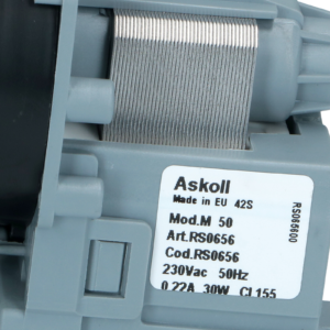 Pompa scarico lavatrice bosch siemens codice ricambio 00141896 askoll m50 - immagine 4