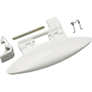 Kit maniglia oblò lavatrice Indesit Whirlpool Hotpoint Ariston ricambio originale C00050182 - immagine 1